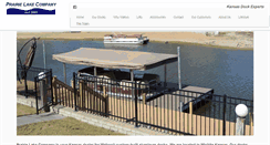 Desktop Screenshot of kansasboatdocks.com